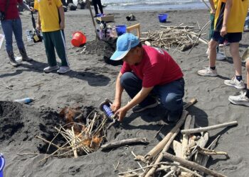 屏東縣師生深化在地海洋素養　150名齊聚佳冬體驗牽罟文化