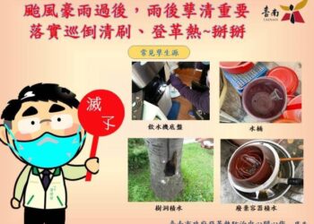 南市環境清潔日，市長黃偉哲籲請全市風災雨後總動員，登革熱孳清大作戰，呼乾啦！