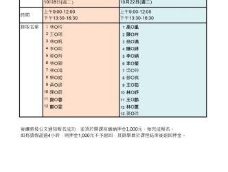 展覽行銷與商務社交英語輕鬆上手-錄取公告名單