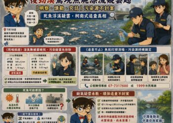 後勁溪驚現魚屍漂流疑雲起，【明察、慎勘、究詰】污染源不封案