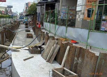 永康區中正南路與尚頂路口改建側溝 改善永康區中正南路淹水情形 永康區中正南路與尚頂路口改建側溝 改善永康區中正南路淹水情形