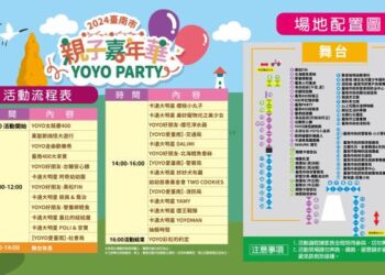 2024臺南市親子嘉年華10月26日閃亮登場 歡迎大小朋友一起來high fun全場 2024臺南市親子嘉年華10月26日閃亮登場 歡迎大小朋友一起來high fun全場