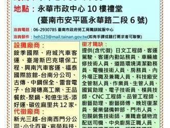 113/12/4(三)勞工局職訓就服中心辦理『113.12.4就業列車聯合徵才活動』,歡迎求職民眾踴躍參加 113/12/4(三)勞工局職訓就服中心辦理『113.12.4就業列車聯合徵才活動』,歡迎求職民眾踴躍參加