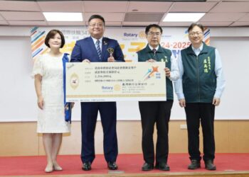 國際扶輪3470地區扶輪之子認養計畫溫暖延續 黃偉哲:民間扶持不間斷 公私齊力助兒少