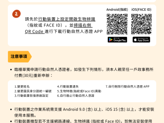 【戶所訊息】行動自然人憑證臨櫃申辦流程及相關注意事項 【戶所訊息】行動自然人憑證臨櫃申辦流程及相關注意事項
