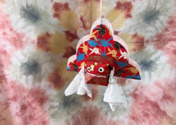 建城三百年乙巳迎春福睡魔金魚同歡