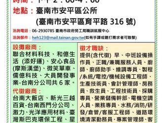 114/3/7(五)勞工局職訓就服中心辦理「114.3.7就業列車聯合徵才活動」,歡迎求職民眾踴躍參加 114/3/7(五)勞工局職訓就服中心辦理「114.3.7就業列車聯合徵才活動」,歡迎求職民眾踴躍參加
