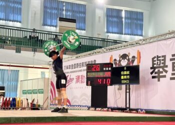 即時戰況🏋️臺南舉重小將伯蘋紋奮力一舉,勇奪第5名! 即時戰況🏋️臺南舉重小將伯蘋紋奮力一舉,勇奪第5名!