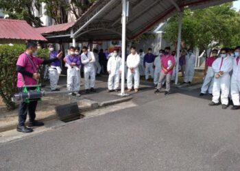 防患未然強化防疫量能 南市環保局進行化學防治人員實地演練 