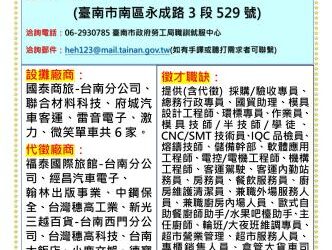 114/4/29(二)勞工局職訓就服中心辦理「114.4.29就業列車聯合徵才活動」，歡迎求職民眾踴躍參加