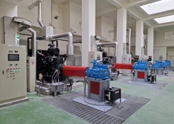 安南區淵中抽水站抽水機組再擴增至16CMS 抽水量能加倍 120秒可抽乾一座標準游泳池