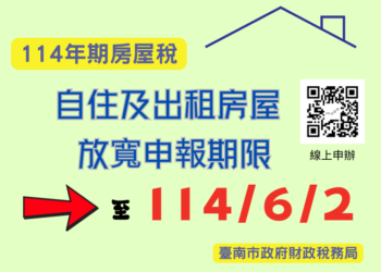 節省房屋稅 6/2以前快補申報 節省房屋稅 6/2以前快補申報