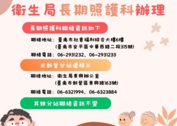 臺南市社會局長照成績亮眼 7/1起無縫交棒衛生局 「兒童福利科」及「少年及婦女福利科」編制分科 深化兒童、少年及婦女各項服務 臺南市社會局長照成績亮眼 7/1起無縫交棒衛生局 「兒童福利科」及「少年及婦女福利科」編制分科 深化兒童、少年及婦女各項服務