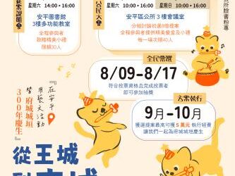 《從王城到府城:進城祝壽去》公民參與提案說明會,邀您一起為府城城垣建成300年慶祝活動進行腦力激盪! 《從王城到府城:進城祝壽去》公民參與提案說明會,邀您一起為府城城垣建成300年慶祝活動進行腦力激盪!