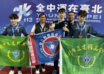 南市網球團體賽表現亮眼 新豐高中游泳好手吳祐嘉高男組50公尺蛙式再次稱霸