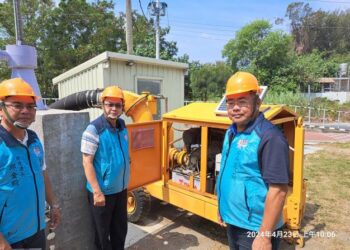 113年防汛抗旱─安平區長蕭泰華率隊巡視轄內水利防汛設施