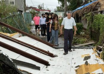 颱風重創平埔族群部落 原民會主委代表市長親赴勘災關懷族人安危 颱風重創平埔族群部落 原民會主委代表市長親赴勘災關懷族人安危