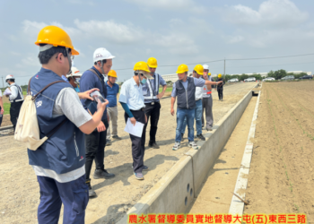 臺南市早期農地重劃區農水路更新改善工程榮獲考評甲等