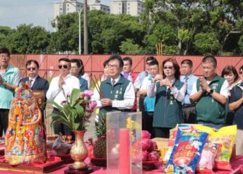 善化區興華市地重劃工程動工,市長黃偉哲盼增添地方發展動能 善化區興華市地重劃工程動工,市長黃偉哲盼增添地方發展動能