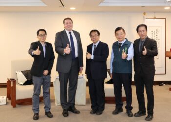 期待再相會美國在台協會高雄分處長　張子霖辭別黃偉哲市長
