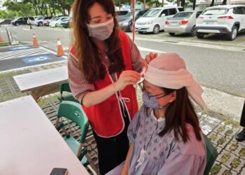 臺南市政府三市政中心國家防災日舉行地震防災演練 臺南市政府三市政中心國家防災日舉行地震防災演練