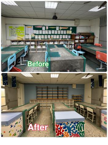 藝術落地 美感生根 臺南學校改造校園角落成為孩子的創意舞台