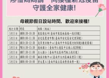 疼惜媽媽請一同接種新冠XBB疫苗，守護全家健康!