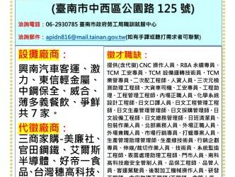 114/12/3(三)勞工局職訓就服中心辦理「114.12.3就業列車聯合徵才活動」,歡迎求職民眾踴躍參加 114/12/3(三)勞工局職訓就服中心辦理「114.12.3就業列車聯合徵才活動」,歡迎求職民眾踴躍參加
