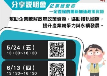 投資臺南企業分享說明會熱烈報名中 歡迎企業踴躍報名參加