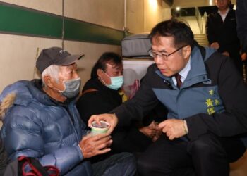 入冬首波寒流報到 南市府啟動低溫關懷為街友送暖