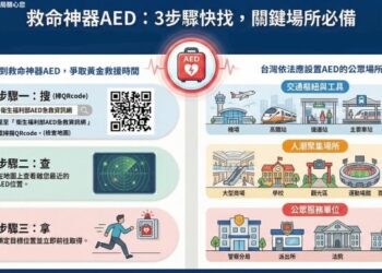 關鍵時刻救命不求人！臺南市衛生局籲民眾善用「AED地圖」搶救黃金時間