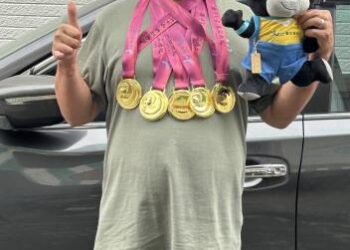 113年全國身障運臺南市游泳健將郭庭佑破全國紀錄 田徑再添4金3銀1銅佳績