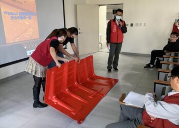 黃偉哲:新型充氣防洪利器登場 強化社區自主防災能量 黃偉哲:新型充氣防洪利器登場 強化社區自主防災能量