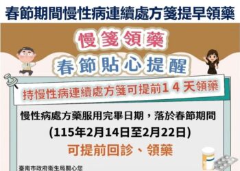 春節就醫免排隊!衛生局春節醫療服務不打烊專區即時掌握開診及醫院急診壅塞訊息 春節就醫免排隊!衛生局春節醫療服務不打烊專區即時掌握開診及醫院急診壅塞訊息