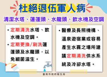 定期清水塔及空調設備, 遠離退伍軍人病! 定期清水塔及空調設備, 遠離退伍軍人病!