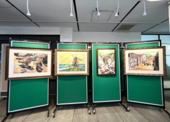 臺南市政府民治市政中心藝文展：陳妃婷中西畫創作個展–愛如潮水（民治市政中心發布）