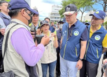 「終孓」病媒蚊 環境部長南下視察籲落實雨後孳清 「終孓」病媒蚊 環境部長南下視察籲落實雨後孳清