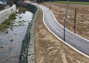 烏鬼厝溪排水災後復建工程完工 黃偉哲：低碳工法強化防洪韌性