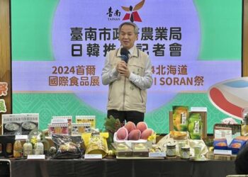 黃偉哲率團赴日韓行銷芒果 臺南農產首登北海道最大祭典-「YOSAKOI SORAN 祭」亮相