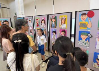 「穿越童畫門，少年回魂喔！」麻豆區國中小美術班成果展177位學生展出820件作品穿越童畫門感受少年創作靈魂