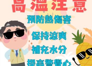 注意極端高溫！預防熱傷害3字訣保平安