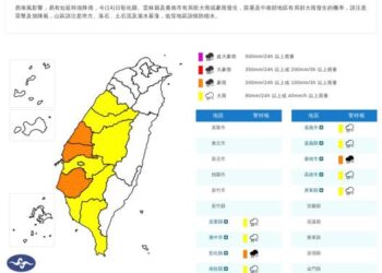 鋒面及西南氣流再度發威，台南市政府水利局今（14）日晚上8點三級開設應變