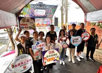 「社內里堤岸無菸健康步道揭牌」無菸步道大步走，齊心健走又樂活