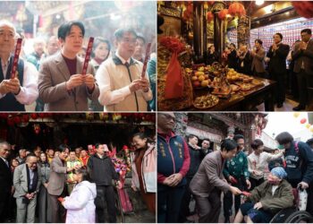 大年初一密集走訪廟宇 賴清德參香祈福發放福袋