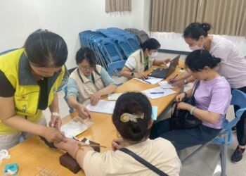 後壁衛生所主動出擊 前進台灣蘭花生物科技園區 推動潛伏結核感染篩檢 守護職場健康 後壁衛生所主動出擊 前進台灣蘭花生物科技園區 推動潛伏結核感染篩檢 守護職場健康