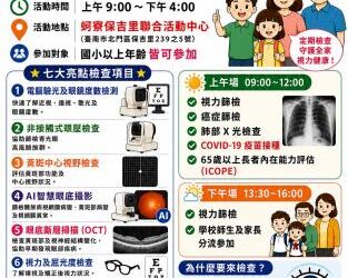 預防代謝症候群 守護視力健康 北門區免費AI眼睛健檢7月26日登場 預防代謝症候群 守護視力健康 北門區免費AI眼睛健檢7月26日登場