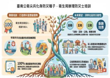 臺南市政府衛生局百位同仁加入防災士培訓，化身社區防災種子，協助地方政府強化基層防救災量能~
