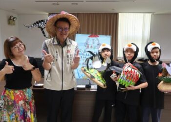 臺南好Wind！小南人友善環境行動 9校展示鳥類生態藝術 呼籲關注瀕危鳥類