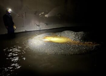 港尾溝分洪道箱涵段全面檢修 確保結構安全及排洪順暢