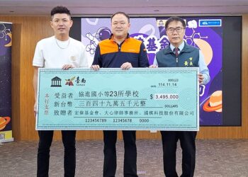 宏偉展翼關懷挺特教　黃偉哲肯定暖心善舉